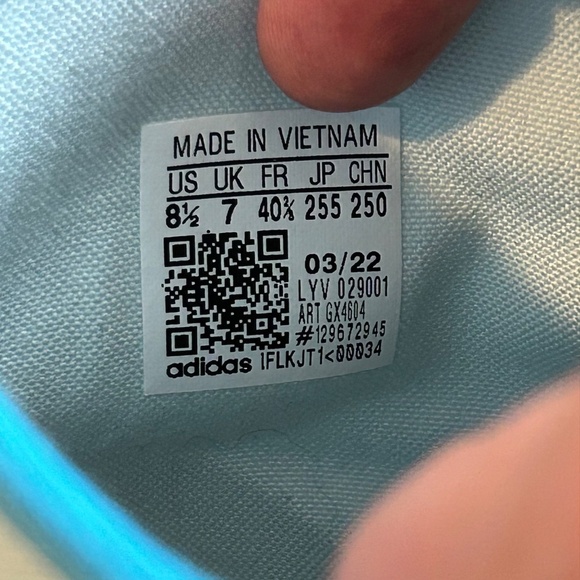 LikeNew! adidas Parley Nizza Platform Mid  Almost Blue Sneakers Women's Size 8.5 - Picture 12 of 15